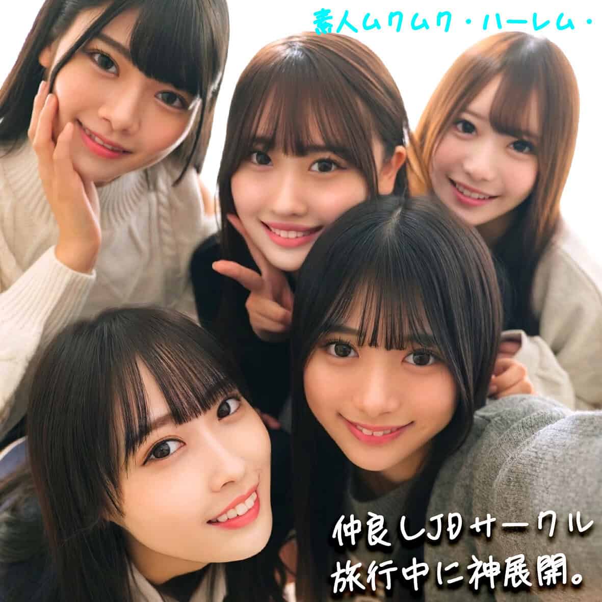 smjh046【かりん＆みづき＆ひなの＆りた＆みずき】北岡果林 天然美月